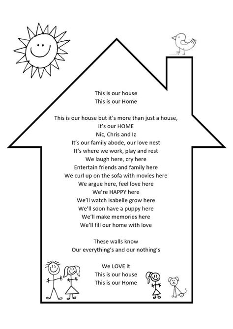 New Home Poem T New Home T Home Decor Home Sweet Home
