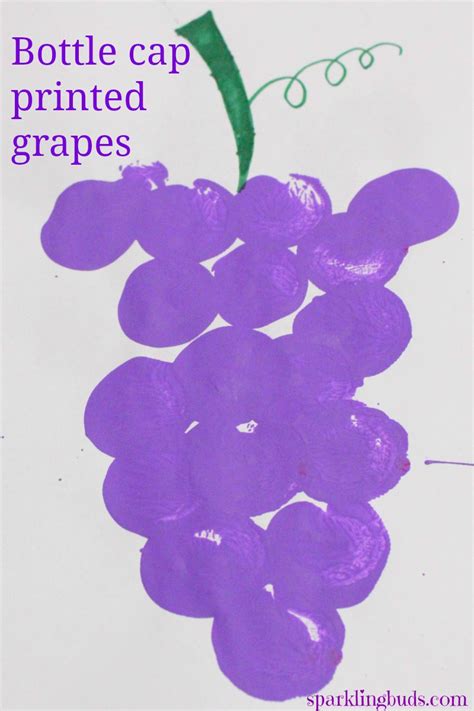 Easy Fruit Painting Grape Painting Sparklingbuds