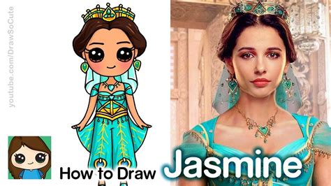 Draw So Cute Princess Jasmine