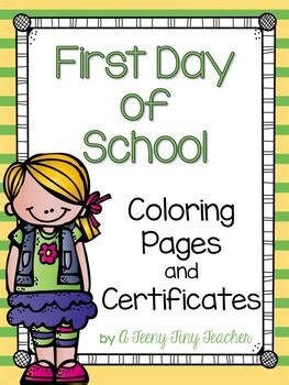 The link above includes our two back to school pages and bonus sheets from the calendar coloring series (august & september). First Day Of School: First Day Of School Activities K-1