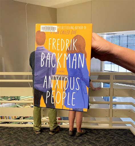 Bookfacefriday “anxious People” By Fredrik Backman Nebraska Library