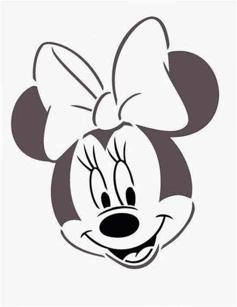 Moldes De La Cara De Minnie Mouse Cara De Minnie Mouse Minnie