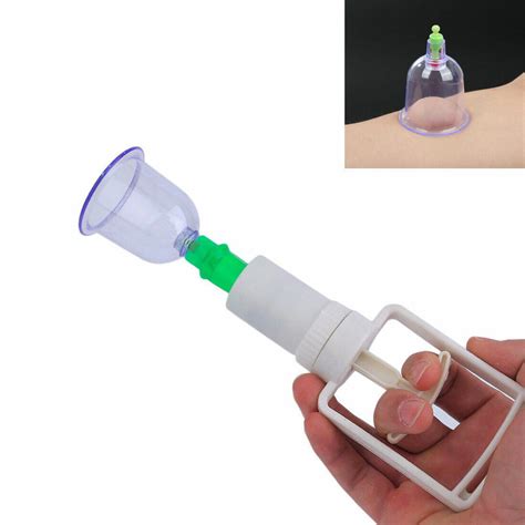 12 Cups Chinese Medical Healthy Body Vacuum Cupping Suction Therapy Massage Set Ebay