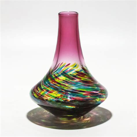 Vortex Morocco Vase By Michael Trimpol And Monique Lajeunesse Art Glass Vase Artful Home