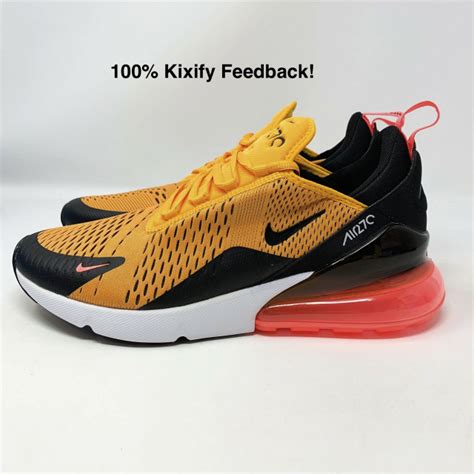 Updated for modern comfort, it nods to the original, 1991 air max 180 with its exaggerated tongue top and heritage tongue logo. Nike Air Max 270 Black University Gold Tiger | Kixify Marketplace