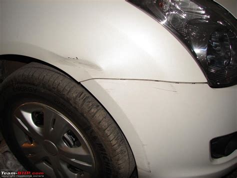 In the event you think there is damage to your property, some of your first thoughts may be how bad is the damage and how much is it going to cost to start things off this in no way should be considered a recommendation for or against a claim. Swift Fender & Bumper Damaged - Repair & Repaint - Team-BHP