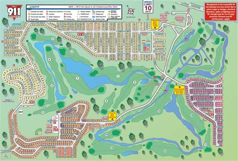 Clerbrook Golf And Rv Resort Florida Golf Courses Map