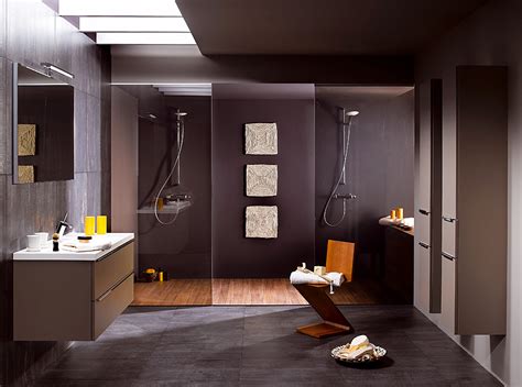 Small bathroom ideas include the clever use of lighting and colour that will make smaller spaces as welcoming and give the impression. Modern Bathroom Designs from Schmidt