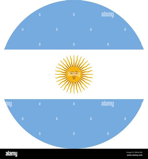 Argentina Bandera Redonda Imágenes Vectoriales De Stock Alamy
