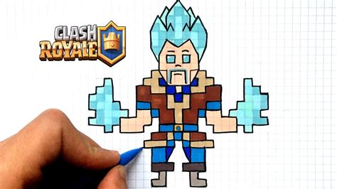 Clash Royale Pixel Art Logo