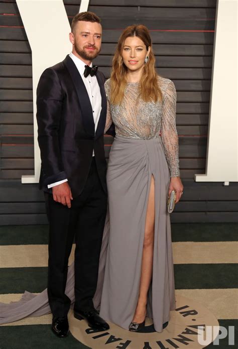 Photo Justin Timberlake And Jessica Biel Arrive At The Vanity Fair Oscar Party In Beverly Hills