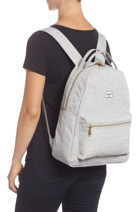 Herschel Supply Co Nova Mid Volume Backpack In Light Grey Crosshatch