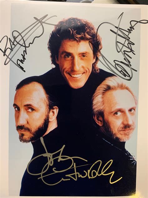 Autographed The Who Full Band Signed 8x10inch Photo With Coa Etsy