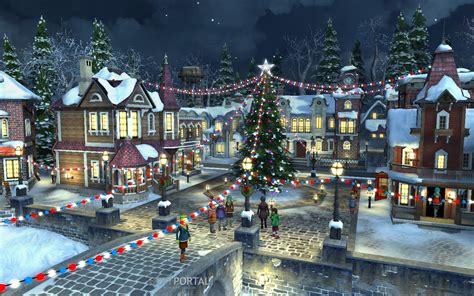 Free Download Free Download Snow Village Wallpaper 1440x900 For Your