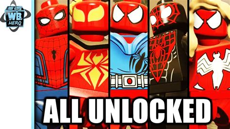 Lego Marvel Avengers All Spider Man Dlc Unlocked Free Roam Full