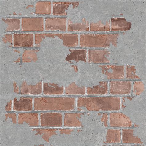 Stone Wallpaper Cemented Brick Muriva L776 Muriva