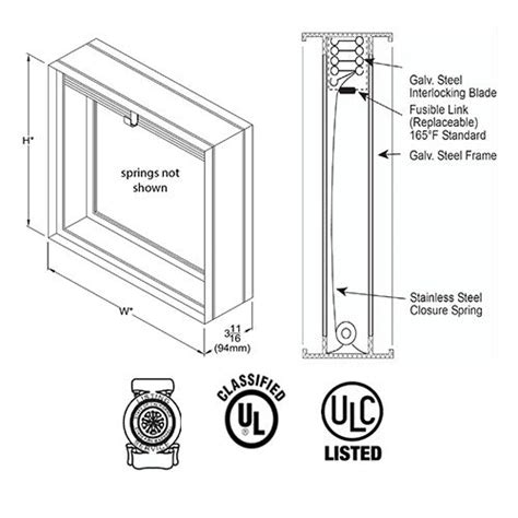 Engineeringair · Fire Dampers Dynamic Curtain United Enertech Fdd Alb