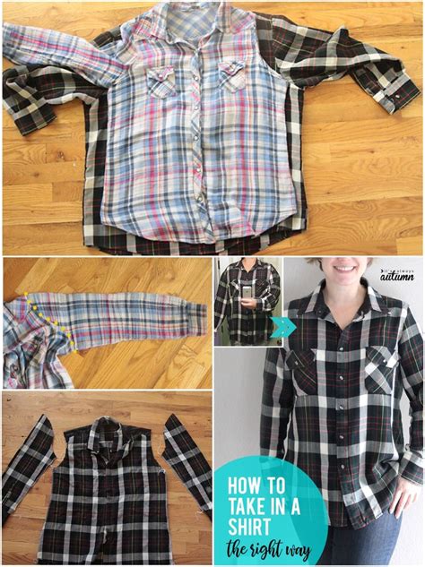 How To Make A Button Up Shirt From An Old Flannel Shirt Step By Step