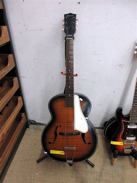 Vintage Silvertone Archtop Acoustic Guitar