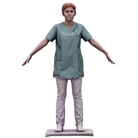 A Pose Base Scan Nurse Daya Jones 3d Model Turbosquid 1881017