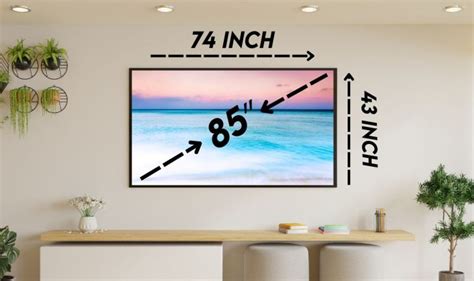 Inch Tv Dimensions For All Brands Mm Cm Inches Feet