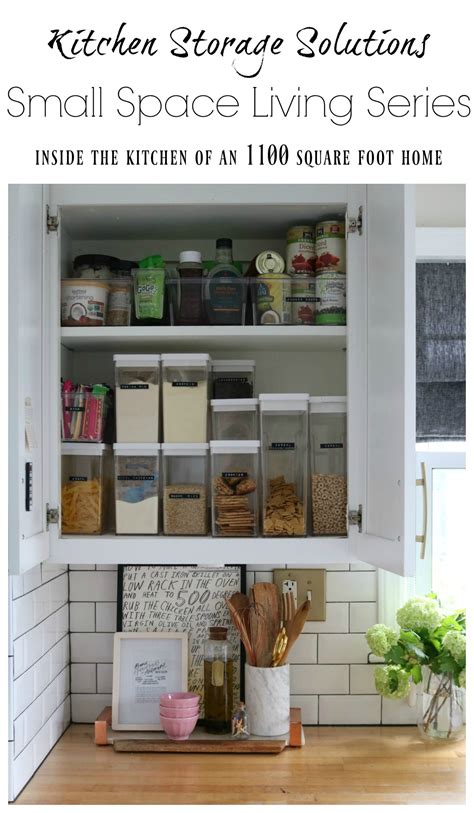 Small Space Living Series Kitchen Cabinets And Organizing