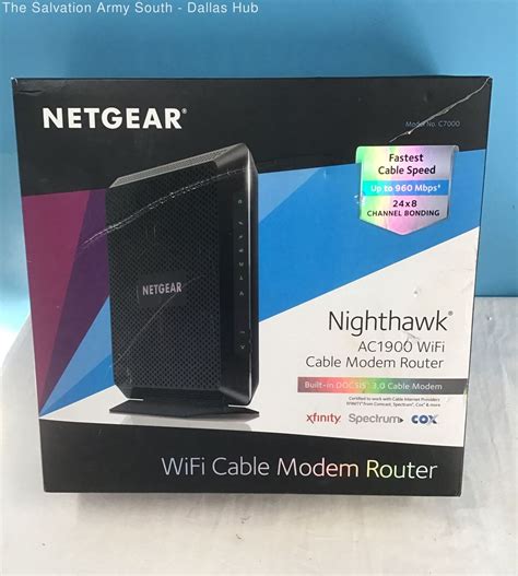 Netgear Nighthawk C7000v2 Ac1900 Wireless Wi Fi Router Cable Modem