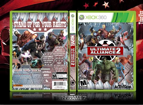 Viewing Full Size Marvel Ultimate Alliance 2 Box Cover