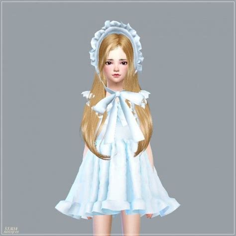 Sims4 Marigold Pure Doll Dress • Sims 4 Downloads The Sims Sims Cc