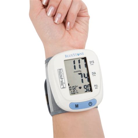 Bluestone Automatic Digital Lcd Wrist Blood Pressure Monitor