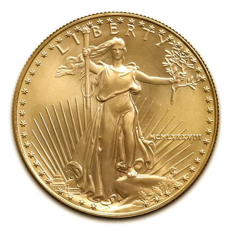 1988 American Gold Eagle 1oz Uncirculated Golden Eagle Coins