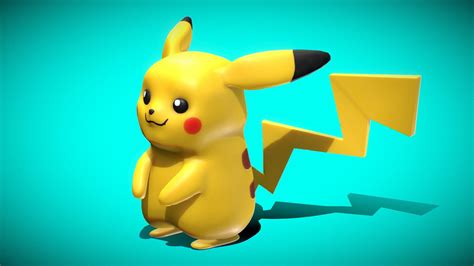 Pikachu Pokemon Buy Royalty Free 3d Model By 3djnctn Surajrai18sr