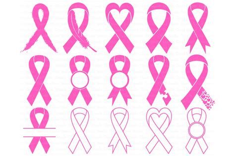 46+ Breast Cancer Svg Free Background Free SVG files | Silhouette and