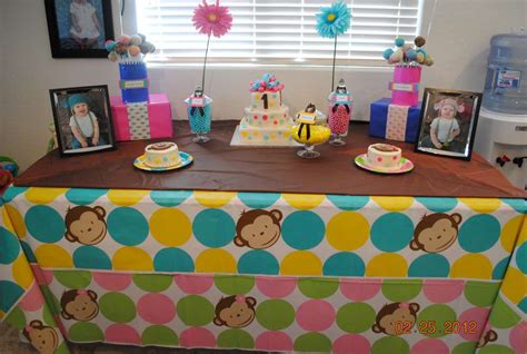 Mod Monkey Birthday Party Ideas Photo 1 Of 47 Catch My Party