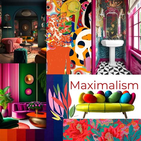 Maximalism Interior Design Mood Board By Gemma Style Sourcebook