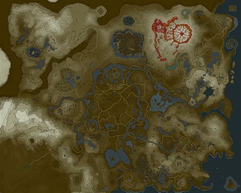 Looking For Ultra High Quality Botw Map To Create Large Poster With