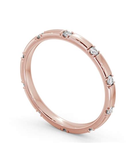 9k Rose Gold Wedding Rings And Bands Angelic Diamonds