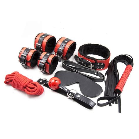 Bondage Sm Sex Toys Adult Game Tool 7 In 1 With Eyepatch Necklaces