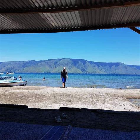 Rute menuju pantai pasir putih. Parbaba, Pantai Pasir Putih di Samosir yang Menarik ...