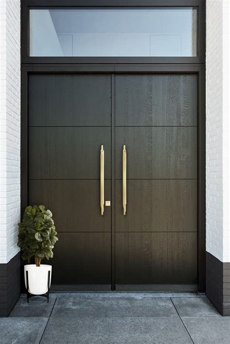 Start saying goodbye to your cumbersome locks and chains. Decorative Hardware: Front Door Inspirations for a Modern Look