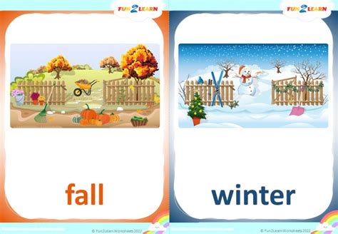 The Seasons Song Super Simple Songs Flashcards Fun2learn