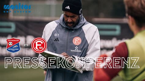 PRESSEKONFERENZ SpVgg Unterhaching vs Fortuna Düsseldorf DFB Pokal