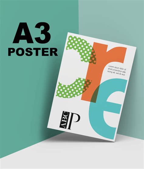 A3 Size Poster Prints Abc Prints