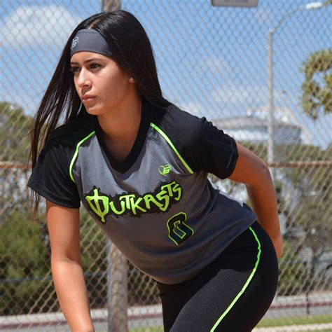 Elegance Rox Jersey Drifit Softball Travelball Custom Uniforms Girls Athlete Charcoal
