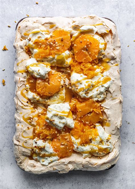 Hazelnut Meringue With Clementines And Salted Caramel She Can T Eat