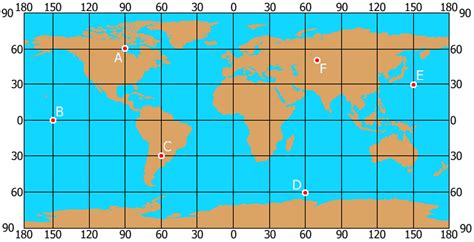 Latitude And Longitude Map Of The World With Countries United States Map