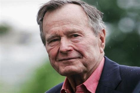 Former President George Bush Condition Stabilizes After Neck Bone Breaking