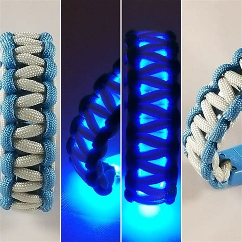 LED Paracord Bracelet | Paracord bracelets, Paracord, Make your own