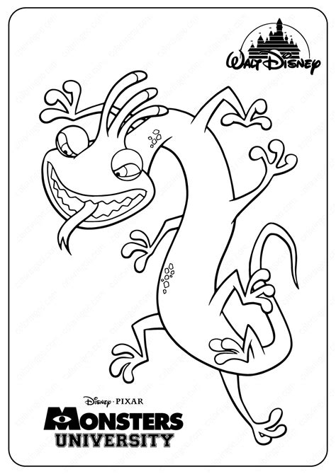 Little children's art books introduce little ones to drawing and coloring with these charming activity books. Monsters Randall PDF Coloring Pages | Monster coloring ...