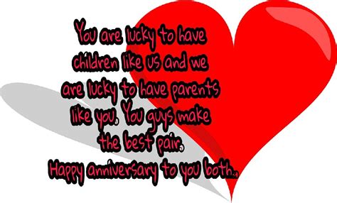 Anniversary Wishes For Parents From Children Kenjutaku